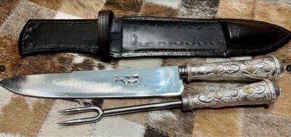 Cuchillo & Pincho Solingen Plata & Oro - Imagen 2