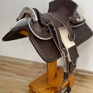 Recado Sirigote Mineiro - Freno de Oro Marrón Oscuro