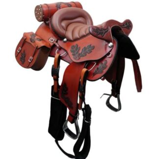 Montura Australiana Mangalarga Búfalo 16 Pulgadas Havana