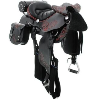 Montura Australiana Mangalarga Búfalo 16 Pulgadas Negro